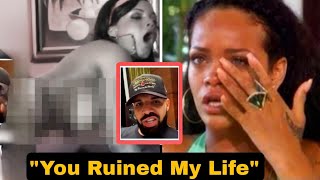 Rihanna BREAKS DOWN in Tears After Drake LEAKS Their S3x Tape."