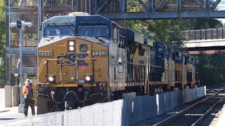 CSX and Amtrak action in Ashland Ma 10/1/17