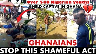 BREAKING NEWS SEE WHAT GHANAIANS ARE DOING TO NIGERIAN YOUTHS IN GHANA💔