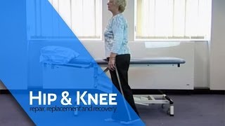 Hip Extension in Standing | Hip Replacement Post-Op Physio & Exercises