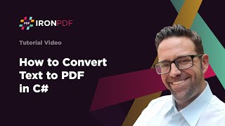 How to Convert Text to PDF in C#