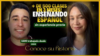 600$ al mes con CLASES DE ESPAÑOL A EXTRANJEROS🤑 | Entrevisté a César que Enseña Español Online.