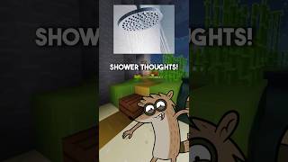 Shower Thoughts With Mordecai And Rigby! 🚿🤯 #showerthoughts #regularshow #shorts