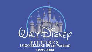 Walt Disney Pictures Logo Remake (Pixar Variant) (1995-2006)