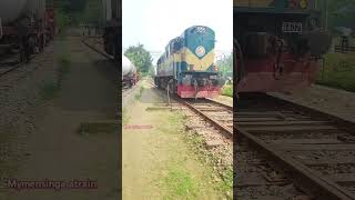 ট্রেন নিয়ে চলাচলের জন্য প্রস্তুত হচ্ছে || #railpro #railway #locomotive #train #bangladesh_railway