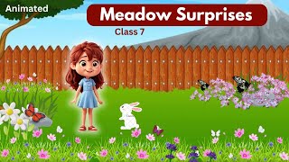 Meadow Surprises class 7 | Full Poem explanation in hindi with animation