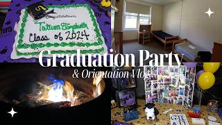 Grad Party, Orientation, & Campout Vlog!