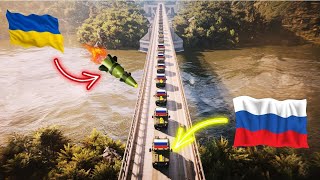 "The Moment Ukraine Hit the SEAM Bridge: Russian Structure Under Attack!"