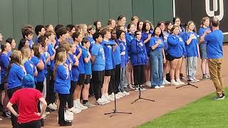 Eastview Choir sings the National Anthem @ the Twins  Game