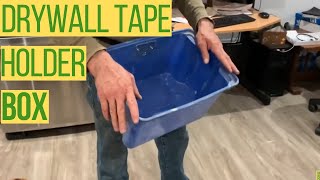 How TO MAKE A DRYWALL TAPING  box