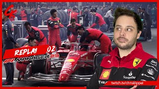 F1 MANAGER 23 - LET'S PLAY - PART.02 - GP AZERBAÏDJAN (REPLAY TWITCH)