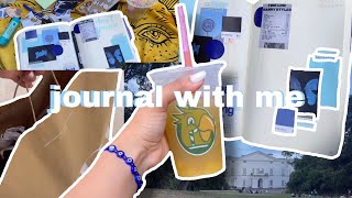 journal with me at the park + mini vlog🌳🧋