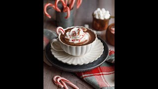 Peppermint Hot Chocolate - Recipe link in description