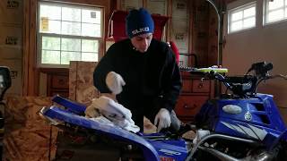 YAMAHA BANSHEE 350 FUEL REMOVAL