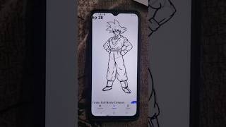 How To Draw Goku #shorts #viral #trending #anime #drawing #art #artandcraft #easydrawing#goku