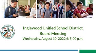 IUSD Board Meeting 08/10/2022