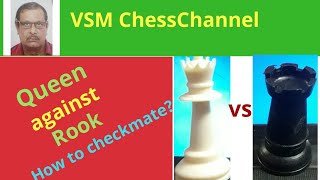 Queen against Rook - How to check mate?