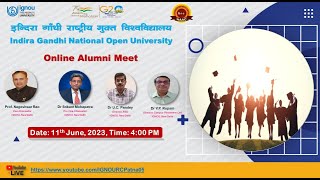 Online Alumni Meet at 4 pm on 11.06.2023