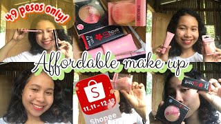 Affordable make up from shopee Pinkflash & Shawill #pinkflash #shawill