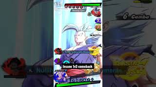 Insane 1v3 comeback #dbz #dragonball #dblegends #shorts #dbl #dbs #dragonballlegends #trending