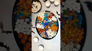 Halloween Candy Tray/Party Food (Rainbow Skeleton) #halloween #halloweenfood #shorts