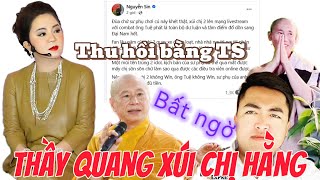 Bất ngờ Thông tin Thầy Quang Xúi Chị Nguyễn Phương Hằng|Nguyễn Sin