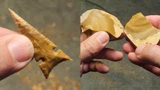 1853 - Flintknapping Golden Chert