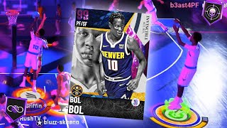 THE BEST CARD IN THE GAME??!!! INVINCIBLE DARK MATTER BOL BOL GAMEPLAY NBA 2K21 MYTEAM