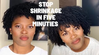 Stretch Natural Hair | Stretch Wash And Go No Heat Damage | All Things Tessye