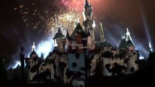 Halloween Screams Fireworks at Mickey's Halloween Party at Disneyland (10-7-2016)