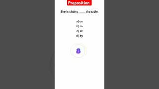 English grammar test | Preposition #quiz #english #grammar #shorts