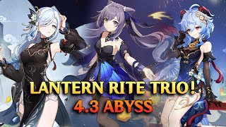 C6R5 Ganqing vs. 4.3 Abyss Floor 12 (feat. C6 Shenhe & C6 Chevreuse) WITH NEW OUTFITS!! ❤️❤️❤️