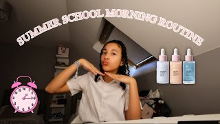 MY SUMMER, SCHOOL MORNING ROUTINE!!