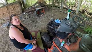 Amanda fixes an old lawn mower will it cut 2 foot tall grass ? ?