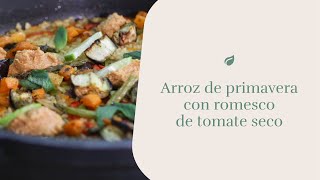 Arroz primavera con romesco de tomate seco I CONDISLIFE