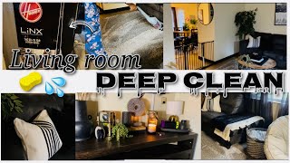 LIVING ROOM DEEP CLEAN // CLEAN WITH ME // SPEED CLEANING MOTIVATION ✨