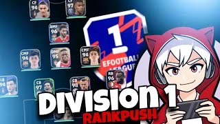 CAN I REACH DIVISION 1🔥 WITH ALL BASE CARDS🌟 | DIVISION 1 RANK PUSH | EFOOTBALL 2024 | EFOOTBALL