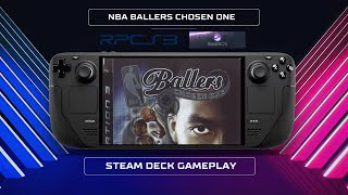 NBA Ballers: Chosen One RPCS3 - Steamdeck Gameplay - SteamOS