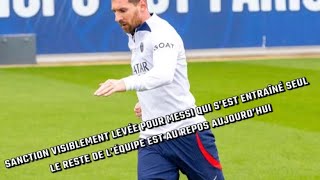 SANCTION LEVÉE ENVERS LEO MESSI 🙄🤦🏻‍♂️ #teampsg #leomessi #football