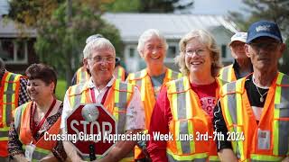 Crossing guards are heroes message for Crossing Guard Appreciation Week