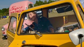 SHERE HILL CLIMB 2024 The FAST & The CURIOUS stars Girl in a LITTLE YELLOW CAR & PINK ICE-CREAM VAN