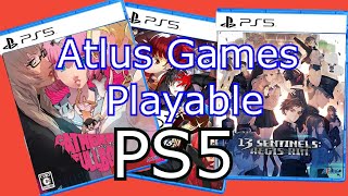 Atlus Games Will be Playable on PS5 (persona 5 royal ,13 sentails ,Catherine, scramble)