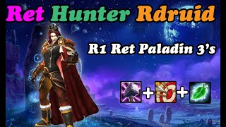 High Rated Ret Hunter Rdruid 3's | Rank 1 Retribution Paladin PvP | WoW DF S3 (10.2)