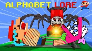 Alphabet Lore A  Z… But Fixing Letters  Alphabet Lore But It’s Fat Transform  Game Animati part