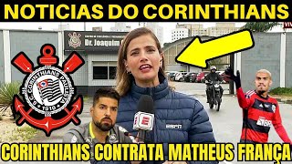 URGENTÍSSIMO! Flamengo aceita e Corinthians está perto de anunciar contratação Matheuzinho