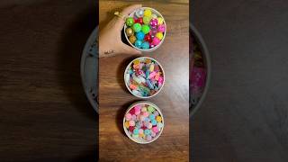 🌈🎉Most satisfying asmr beads pouring asmr sounds,oddly satisfying beads,asmr beads short #