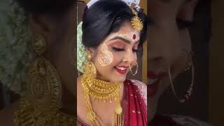 Bridal kolka #shorts #ytshorts #shortfeed #shortviral #youtubeshorts #bridaleyemakeup #kolkadesign