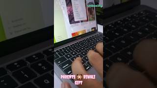 ❤️parents 🎇 Diwali Gift |MacBook M1#shorts  #minivlog #m1