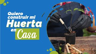 ¿Cómo construyo mi HUERTA EN CASA?