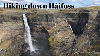 Iceland Haifoss Waterfall and Landmannalaugar